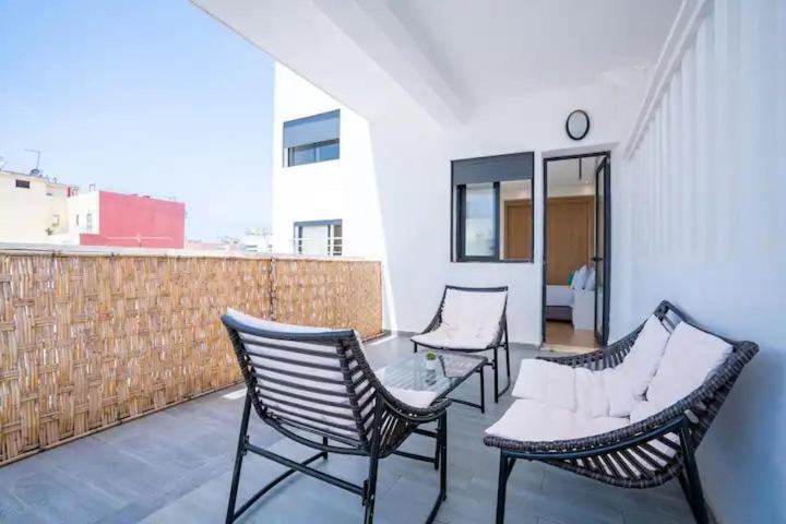 Appartement Cosy 80 M2 With 2 Balcony 5min Hassan 2 Casablanca